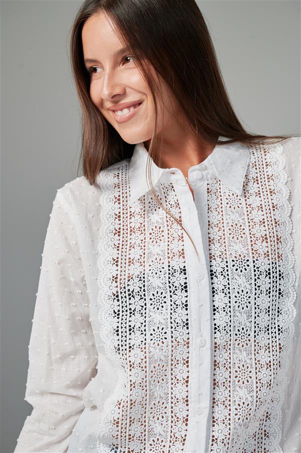 Camisa Vandal Plumeti Bordada